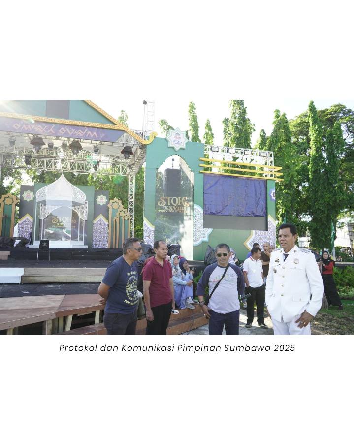Sambut STQH ke-XXVIII, Bupati dan Wabup Sumbawa Pimpin Gotong Royong Massal di Lapangan Pahlawan