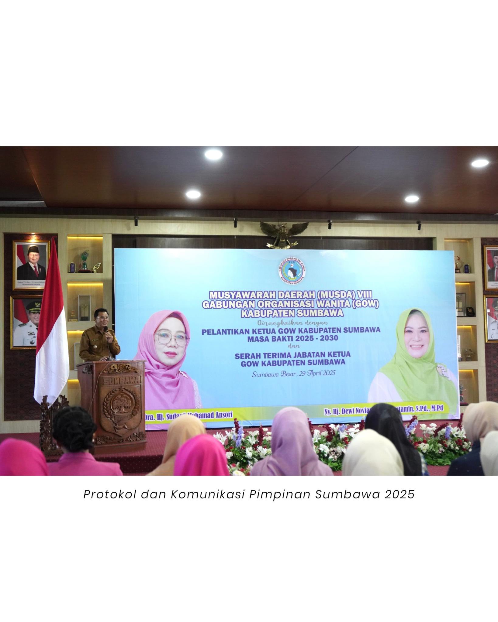 Bupati Buka Musda ke-VIII GOW Sumbawa, Tegaskan Peran Strategis Perempuan dalam Pembangunan Daerah