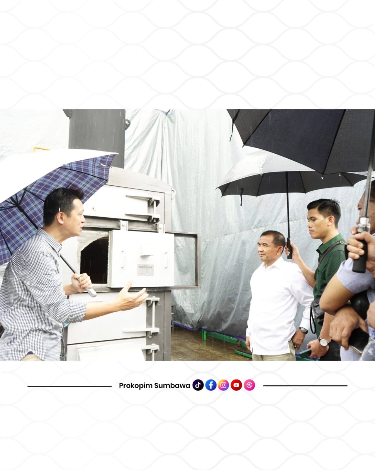 Wabup Sumbawa Tinjau Teknologi Ramah Lingkungan di PT. Cahaya Mas Cemerlang